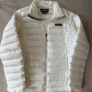 Patagonia White Puffer Jacket